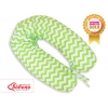 Stillkissen und Entspannungskissen - Simple Chevron grün