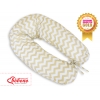Stillkissen und Entspannungskissen - Simple Chevron Zickzack beige