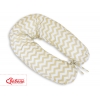 Stillkissen und Entspannungskissen - Simple Chevron Zickzack beige