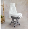 Stubenwagen Baby - grau
