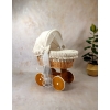Stubenwagen mit Ausstattung beige