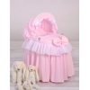 Rosa Bezug Stubenwagen für Puppen