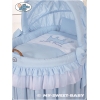 Stubenwagen mit Haube - Little Prince/Princess blau