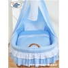 Stubenwagen mit Rollen Blau