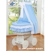 Stubenwagen Baby Blau Himmel