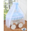 Stubenwagen mit Himmel Deluxe - Bellamy blau