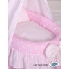 Little Princess Stickerei Puppen Stubenwagen Rosa Pink