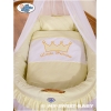Stubenwagen mit Himmel - Little Prince/Princess creme