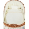 Stubenwagen mit Weidenhaube Carina - Creme