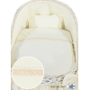 Stubenwagen mit Weidenhaube Carina - Creme