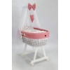 Stubenwagen Waldin® Bettset Weffel in Pudderrosa
