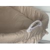 Stubenwagen Waldin mit Bezug Beige Griff öffnung
