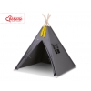 Teepee Kinderspiel-Zelt + Schmuckfedern GRATIS! - anthrazit