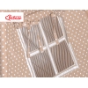 Teepee Kinder Spielzelt + Schmuckfedern GRATIS! - Braun-Punktemuster/beige gestreift