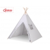 Teepee Kinderspiel-Zelt + Schmuckfedern GRATIS! - grau