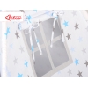 Teepee Kinderspiel-Zelt + Schmuckfedern GRATIS! - Grau-blaue Sternen/grau