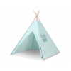 Teepee Kinderspiel-Zelt + Schmuckfedern GRATIS! - minze