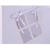 Teepee Kinder Spielzelt Blumenmuster grau