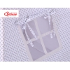 Teepee Kinder Spielzelt Blumenmuster grau