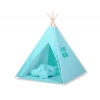 Teepee Kinderspiel-Zelt - Blumenmuster minze