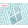 Tipi Kinder Spielzelt + Schmuckfedern GRATIS! - Chevron minze