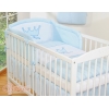 Universal Babybett Kopfschutz - Little Prince/Princess blau