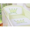 Universal Babybett Kopfschutz - Little Prince/Princess grün