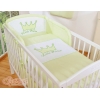 Universal Babybett Kopfschutz - Little Prince/Princess grün