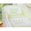 Universal Babybett Kopfschutz - Little Prince/Princess grün