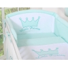 Universal Babybett Kopfschutz - Little Prince/Princess minze