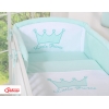 Universal Babybett Kopfschutz - Little Prince/Princess minze