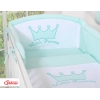 Universal Babybett Kopfschutz - Little Prince/Princess minze
