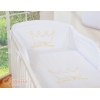 Universal Babybett Kopfschutz - Little Prince/Princess weiß