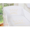 Universal Babybett Kopfschutz - Little Prince/Princess weiß