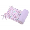 Universal Bettumrandung für Babybett -  Ballerinen lila