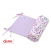 Universal Bettumrandung für Babybett -  Ballerinen lila