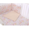 Universal Bettumrandung für Babybett - Bäume beige