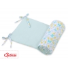Universal Bettumrandung für Babybett - blaue Schmeterlinge