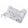 Universal Bettumrandung für Babybett - Bubbles grau