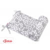 Universal Bettumrandung für Babybett - Bubbles grau