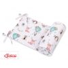 Universal Bettumrandung für Babybett - Füchse beige