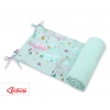 Universal Bettumrandung für Babybett - Monde minze