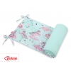 Universal Bettumrandung für Babybett - unicorn mint