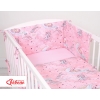 Universal Bettumrandung für Babybett - unicorn rosa