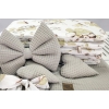 Waffel Beige Bettwäsche Set für Babywiege