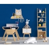 Wandregal für das Kinderzimmer - Graue Katze