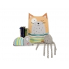 Wandregal Katze Rote