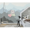 Wandregal für das Kinderzimmer - Teddybär- Girl