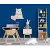 Wandregal für das Kinderzimmer - Teddybär- Girl