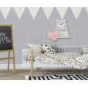 Wandregal für das Kinderzimmer - Teddybär- Girl